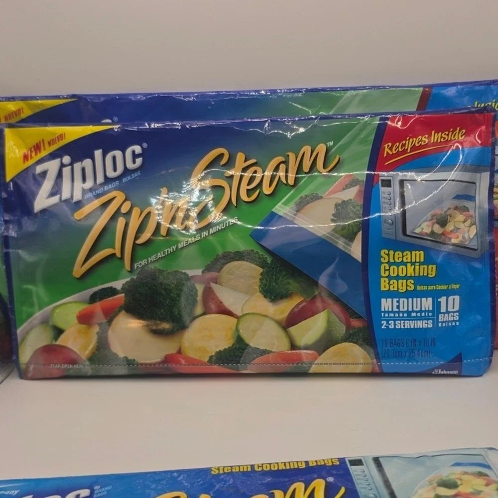 Ziploc zip steam